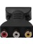 Rgb Rca Video Ses Adaptörlerine Hdmı-Uyumlu Hdmı-Erkek - 3 Rca Video Ses Adaptörü Bileşen Konektörü (Yurt Dışından) 3