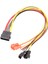 4pin Molex - 3pin Fan Güç Kablosu Adaptör Konektörü 12V 7V 5V Soğutma Fanı Kablosu (Yurt Dışından) 1