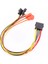 4pin Molex - 3pin Fan Güç Kablosu Adaptör Konektörü 12V 7V 5V Soğutma Fanı Kablosu (Yurt Dışından) 5