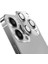 Apple iPhone 13 Kamera Lens Koruyucu CL-03 Gümüş 2