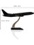 1:250 Siyah Metal Gövde Boeing 737-800 Model Uçak 4