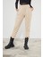 Kadın Basic 3 Iplik Şardonlu Paçası Lastikli Kalın Jogger Eşofman Altı 4