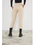 Kadın Basic 3 Iplik Şardonlu Paçası Lastikli Kalın Jogger Eşofman Altı 5