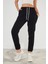 Kadın Basic 3 Iplik Şardonlu Paçası Lastikli Kalın Jogger Eşofman Altı 3