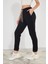 Kadın Basic 3 Iplik Şardonlu Paçası Lastikli Kalın Jogger Eşofman Altı 4