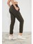 Kadın Basic 3 Iplik Şardonlu Paçası Lastikli Kalın Jogger Eşofman Altı 3