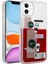 Apple iPhone 11 Kılıf Desenli Sıvılı Drink Silikon Kapak + Kablo Koruyucu 1
