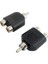 1 Rca Erkek To 2 Rca Dişi Çevirici Jack 1