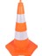 52 cm Kırılmaz Trafik Konisi 0,9 kg Çift Reflektifli 1