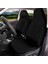 Nissan Uyumlu Penye Siyah Oto Koltuk Kılıfı Baskısız Set 3