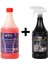 Ağır Yağ ve Radyatör Temizleme Sıvısı 1 Lt & Lastik Parlatıcı Jel 500 ml 1