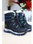 1475 Anatomik Tabanlı Çocuk Kar Botu - NKT01475-SIYAH Sax-26 1