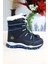 1475 Anatomik Tabanlı Çocuk Kar Botu - NKT01475-SIYAH Sax-26 2