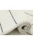 Tressy Pamuklu Çizgili Banyo Paspası Seti 60 x 90+40 x 60 Ekru 2