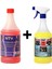 Ağır Yağ Sökücü Konsantre (1/5) 1 Litre & Motor Jant Döşeme Temizleyici 1 Litre 1