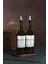 Ahşap Stantlı Amber 2'li 750 ml Zeytinyağı ve Sıvıyağ Yağdanlık Şişesi Ayçiçekyağı,yağlık Ha 4
