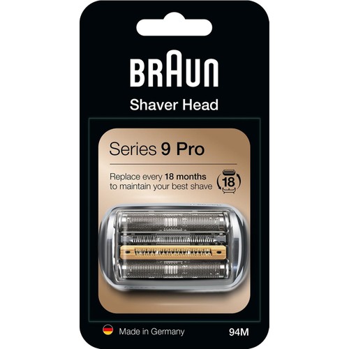 Braun Series 9 Pro Tıraş Makinesi Yedek Başlığı 94M Paslanmaz Çelik Malzeme ile Uzun Ömürlü Kullanım