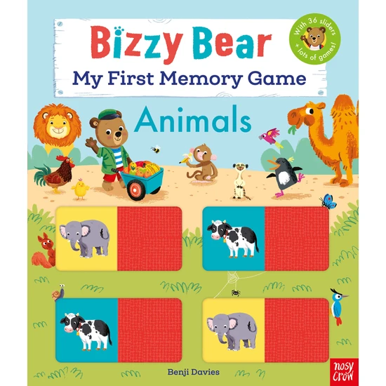 Bizzy Bear: My First Memory Game Book Animals