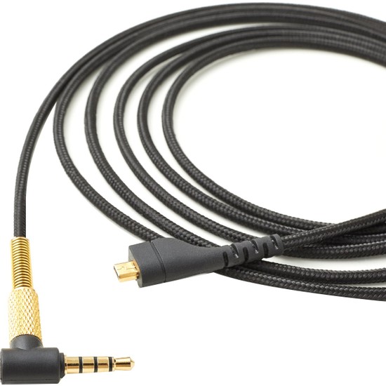 Connecteur 3 5mm Yuhtech Câble Audio De Remplacement Yuhtech 1.5m Pour Casque SteelSeries Arctis | Son Clair | Connecteur 3.5mm Câble Cuivre Doré
