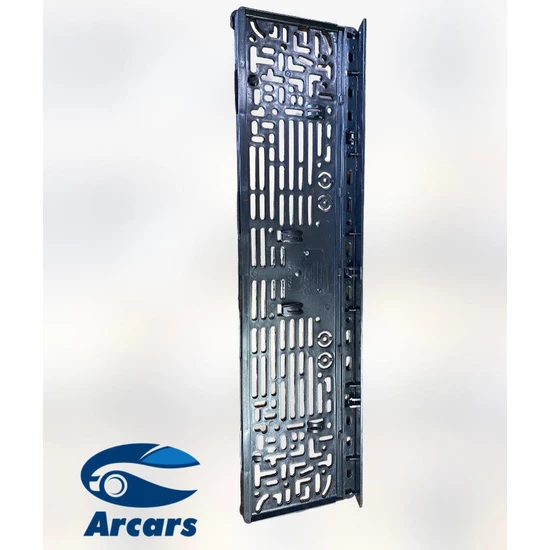 Arcars 2 Adet Arcars Universal Plakalık Dikdörtgen Yazısız - Takmatik Plakalık
