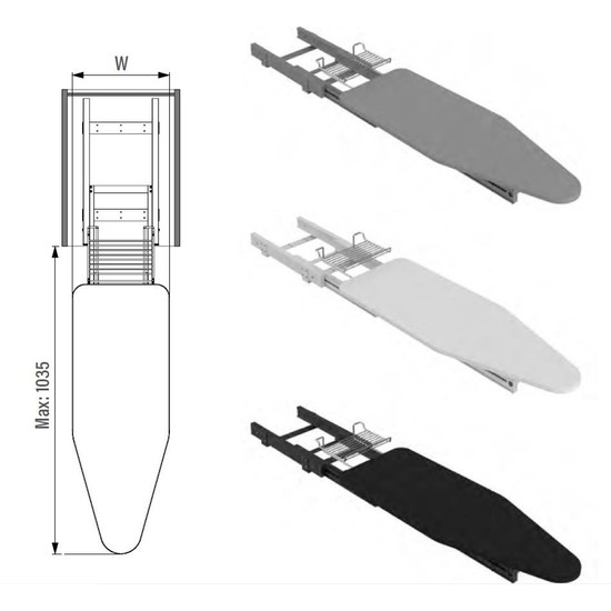 Starax Katlanır Ütü Masası Gri S-6616-G Fiyatı - Taksit Seçenekleri