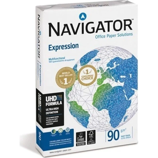 Navigator Navigatör A4 Gramajlı Fotokopi Kağıdı 90 gr 1 Paket 500 Yaprak