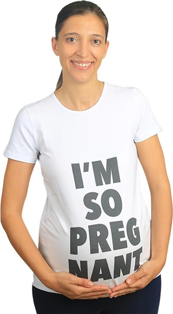 Mummy's Baby Hamile Tişört Pregnant Beyaz