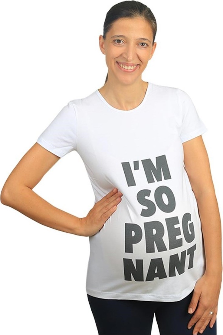 Mummy's Baby Hamile Tişört Pregnant Beyaz görsel 2