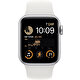 Apple Watch Se Gps 40MM Silver Aluminium Case With White Sport Band - Regular MNJV3TU/A