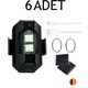 Erkugo 6 Adet Şarjlı Mini LED Işık/motor Çakar Led/drone Işığı/anti Çarpışma Uyarı Işığı
