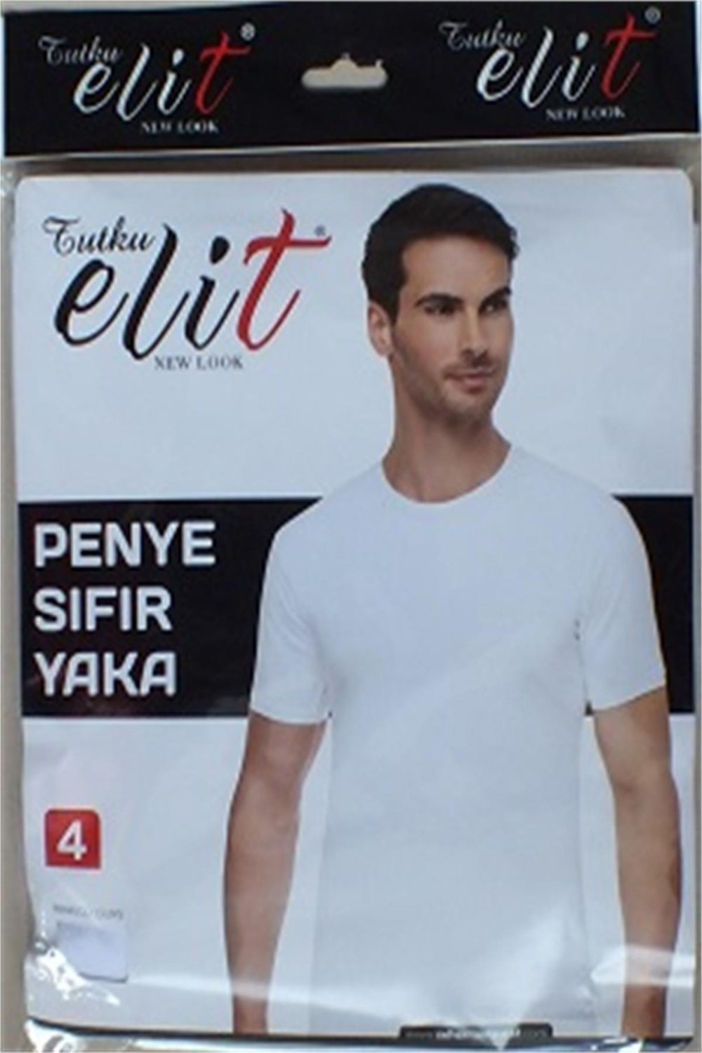 Tutku Elit Erkek Sıfır Yaka Penye Atlet Fanila 1003 - 6 Adet görsel 2