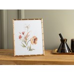 English Home Metal Çerçeve Gold Açık Meşe Renk 20x25 cm Standart Boyutlu Şekil