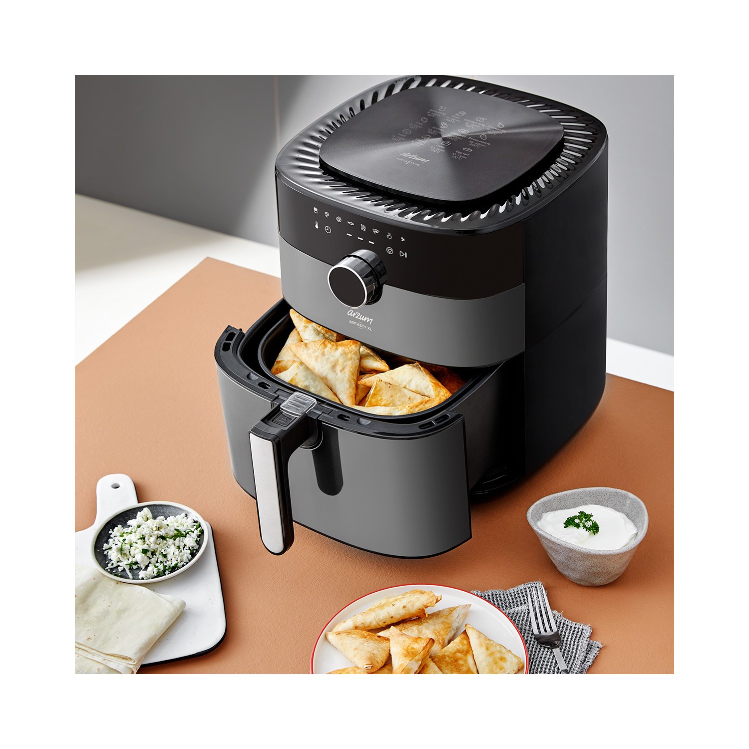 Arzum AR2074-G Airtasty Air Fryer Gümüş Sıcak Hava Fritözü Fiyatı