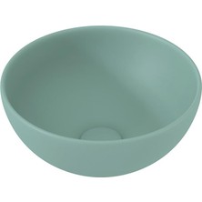 Bocchi Sottile Slim Line Çanak Lavabo 26 cm Mat Mint Yeşil 1471-033-0125