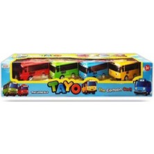 Can Ali Toys Scntoys Oyuncak Tayo Otobüsleri 4lü Tayo Otobüs Seti Tayo Gani Rogi Lani Oyuncak Otobü