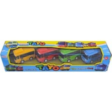 Can Ali Toys Scntoys Oyuncak Tayo Otobüsleri 4lü Tayo Otobüs Seti Tayo Gani Rogi Lani Oyuncak Otobü