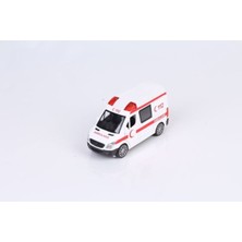Vardem Sesli Işıklı Çek Bırak Ambulans 1:32 Ölçek Famous