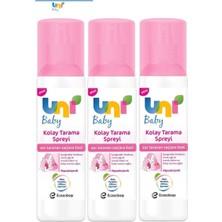 Uni Baby Uni Baby Kolay Saç Tarama Spreyi 200ML (3 Lü Set) Zor Taranan Saçlara Özel