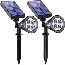 Ye Duo Led Bahçe Lambası - Siyah (Yurt Dışından)