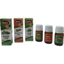 Defne Doğa Kekik + Okaliptus + Nane Yağı 3 X 20 ML