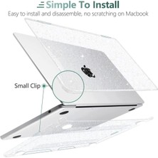 Z-Mobile Macbook Air M2 13.6" 2022 A2681 Tam Uyumlu Set Kılıf Kapak Klavye Koruyucu Ekran Koruyucu Film