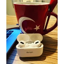 Atongm Air 9 Pro Anc Aktif Gürültü Azaltma Kablosuz Bluetooth Kulaklık, Kablosuz Şarj ile Uyumlu Ios/android(Yurt Dışından)