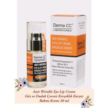 Derma cc Laboratories Anti Wrinkle Eye&lip Cream - Göz ve Dudak Çevresi Kırışık Karşıtı Krem 30 ml