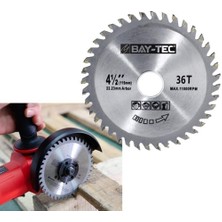 Bay-Tec Elmas Ahşap Kesme Testeresi Taşlama 115X22 Mm 36T