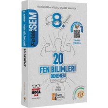İSEM Yayıncılık 8. Sınıf 20'li Fen Bilimleri Deneme 2022 (Ciltli)
