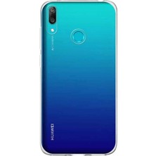 Kılıfmania Huawei Y7 2019 Kapak 1mm Şeffaf Silikon Kılıf