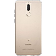 Caseworld Huawei Mate 10 Lite ile Uyumlu Kapak 1mm Şeffaf Silikon ile Uyumlu Kılıf