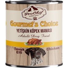 Prochef 24 Adet Gourmet's Choice Yetişkin Köpek Maması | 415 gr Tavuk Etli Konserve