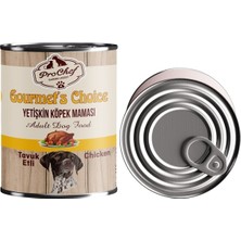 Prochef 24 Adet Gourmet's Choice Yetişkin Köpek Maması | 415 gr Tavuk Etli Konserve