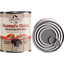 Prochef 24 Adet Gourmet's Choice Kısırlaştırılmış Köpek Maması | 415 gr Somon & Kuzu Etli Konserve Yaş Mama